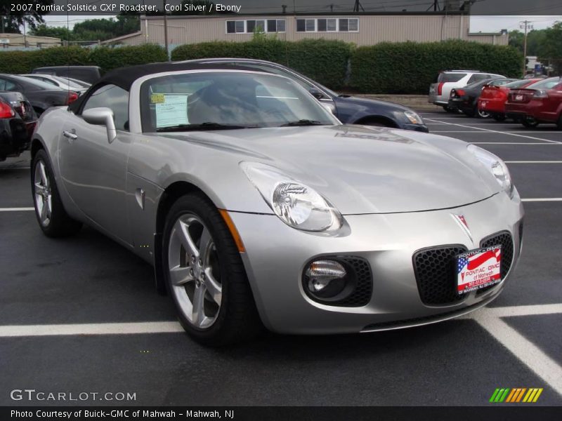 Cool Silver / Ebony 2007 Pontiac Solstice GXP Roadster