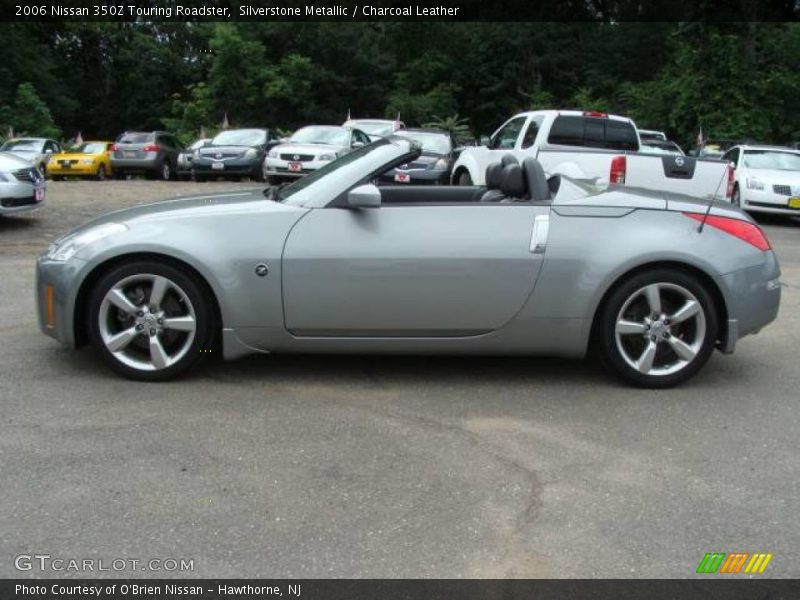 Silverstone Metallic / Charcoal Leather 2006 Nissan 350Z Touring Roadster