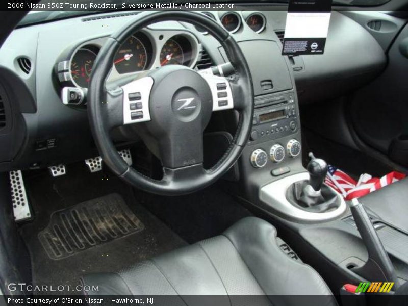 Silverstone Metallic / Charcoal Leather 2006 Nissan 350Z Touring Roadster