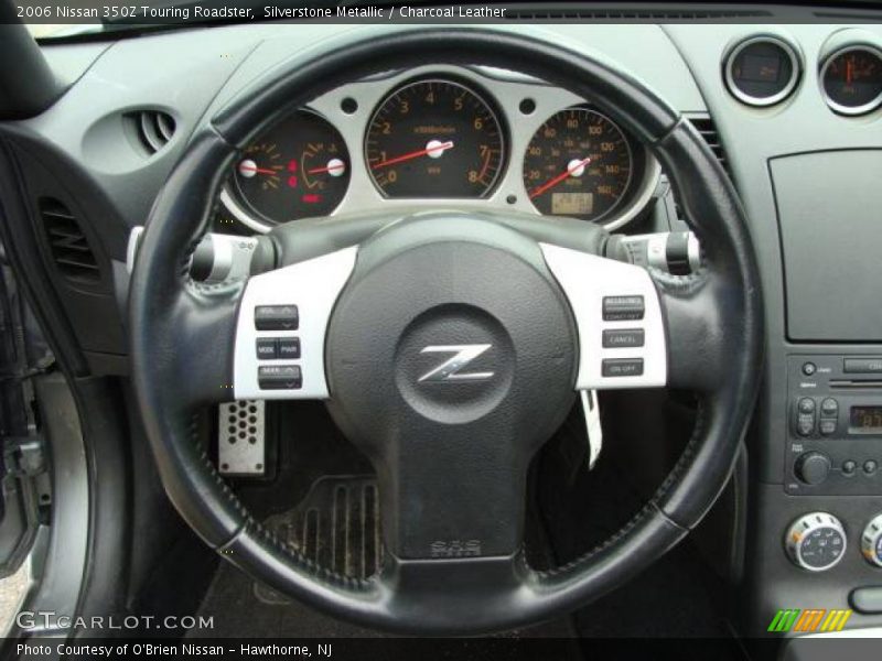 Silverstone Metallic / Charcoal Leather 2006 Nissan 350Z Touring Roadster