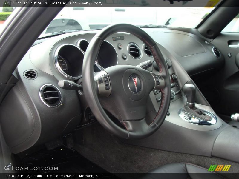 Cool Silver / Ebony 2007 Pontiac Solstice GXP Roadster