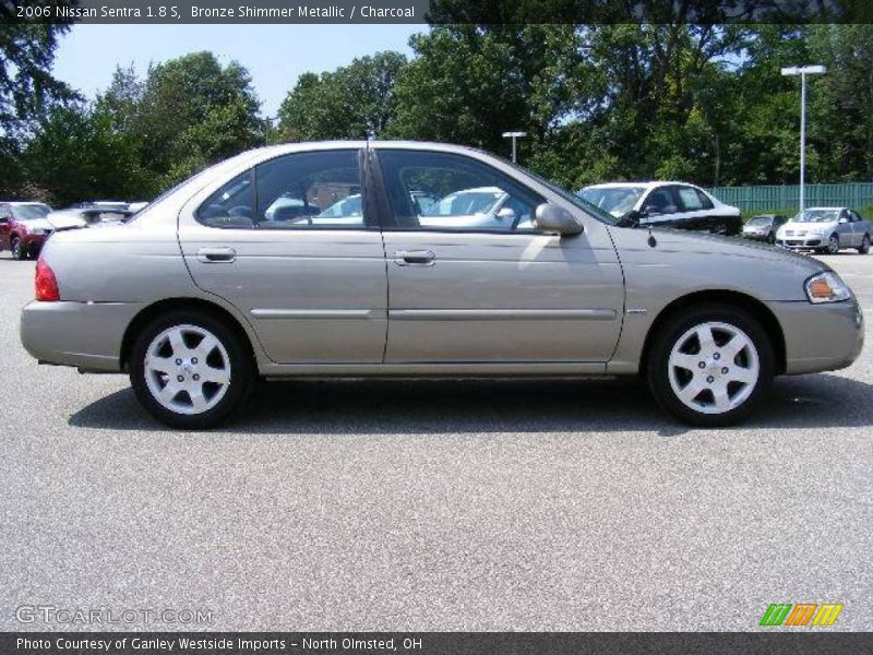 Bronze Shimmer Metallic / Charcoal 2006 Nissan Sentra 1.8 S