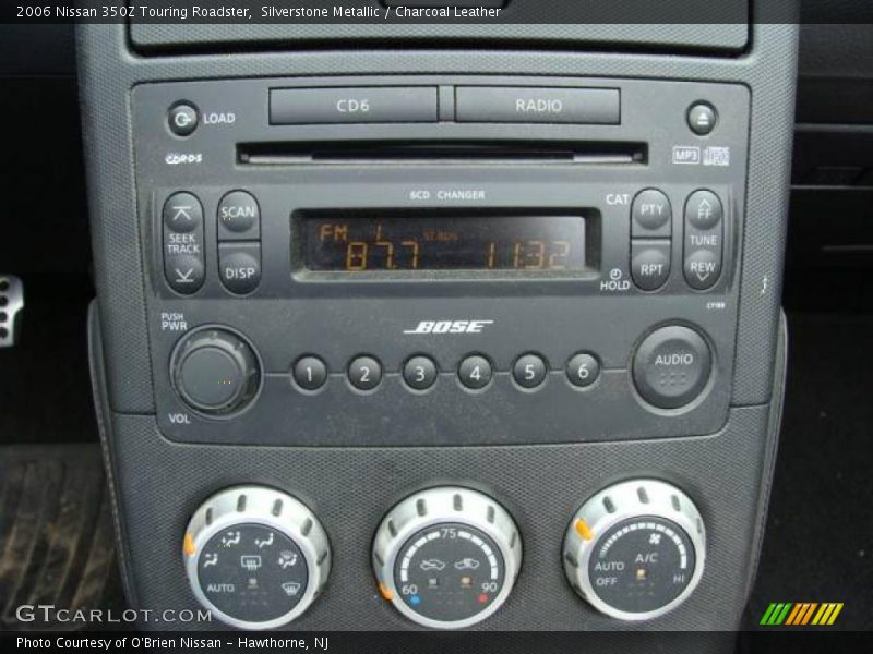 Silverstone Metallic / Charcoal Leather 2006 Nissan 350Z Touring Roadster