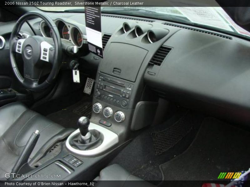 Silverstone Metallic / Charcoal Leather 2006 Nissan 350Z Touring Roadster