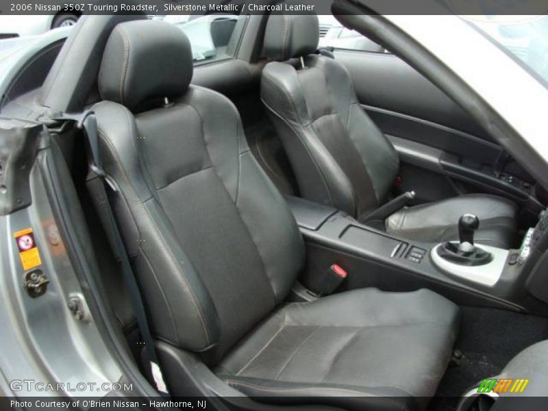 Silverstone Metallic / Charcoal Leather 2006 Nissan 350Z Touring Roadster