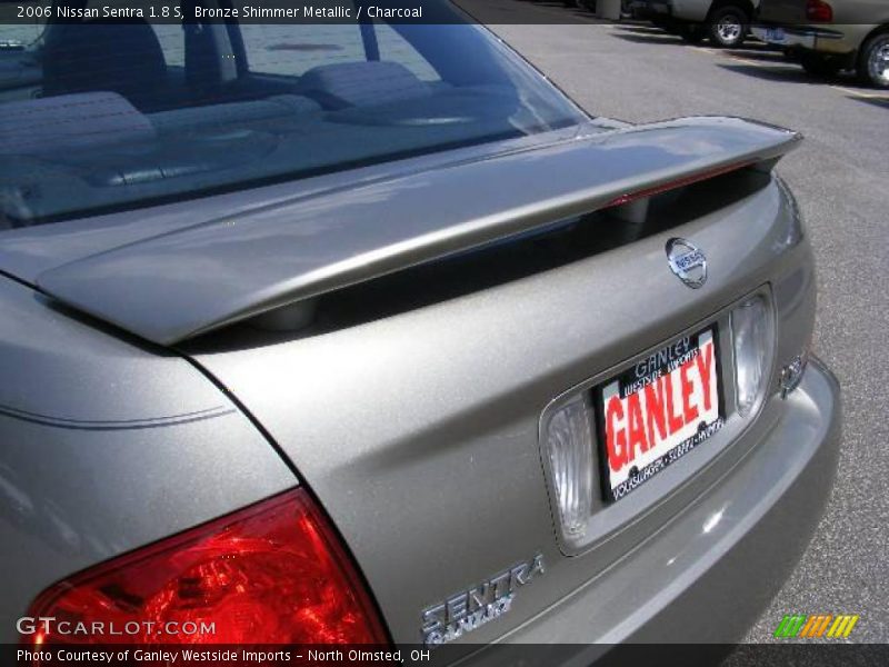 Bronze Shimmer Metallic / Charcoal 2006 Nissan Sentra 1.8 S