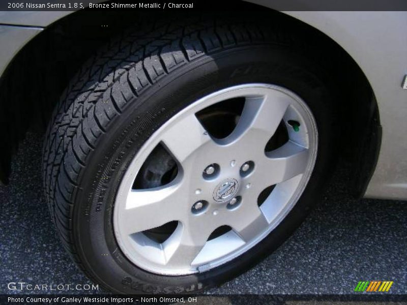Bronze Shimmer Metallic / Charcoal 2006 Nissan Sentra 1.8 S