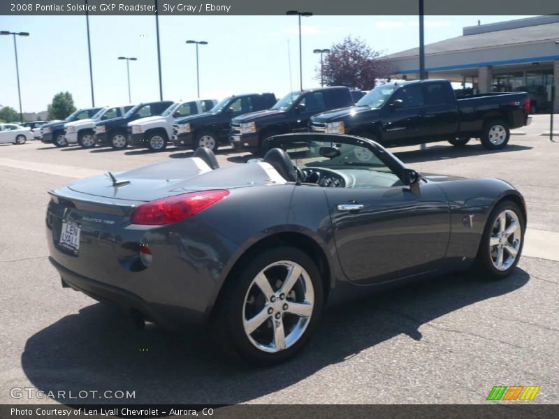 Sly Gray / Ebony 2008 Pontiac Solstice GXP Roadster