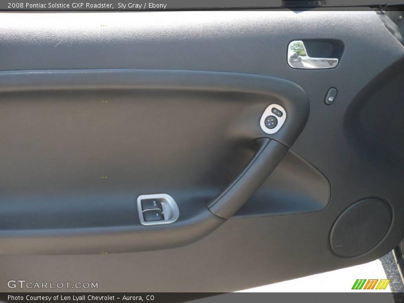Sly Gray / Ebony 2008 Pontiac Solstice GXP Roadster