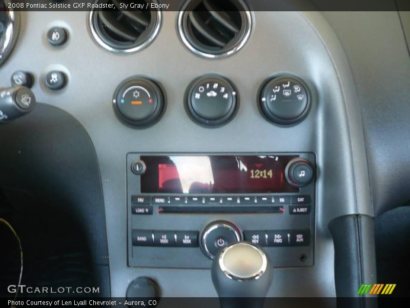 Sly Gray / Ebony 2008 Pontiac Solstice GXP Roadster