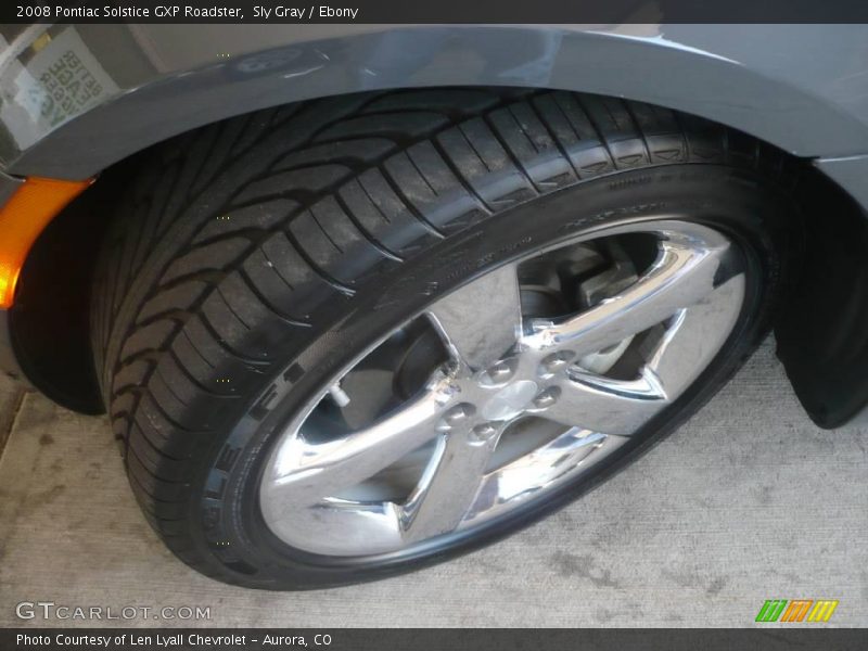 Sly Gray / Ebony 2008 Pontiac Solstice GXP Roadster