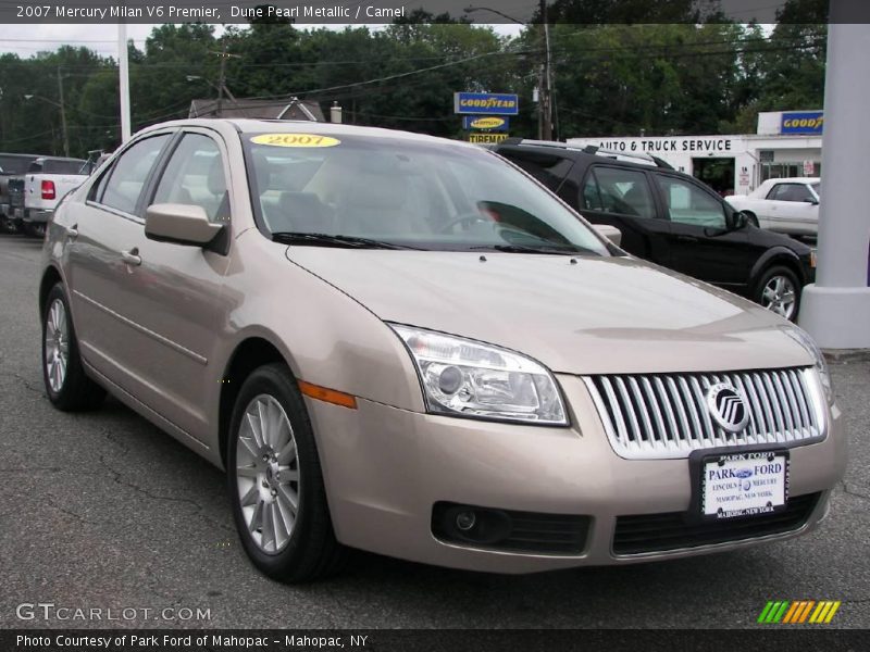 Dune Pearl Metallic / Camel 2007 Mercury Milan V6 Premier