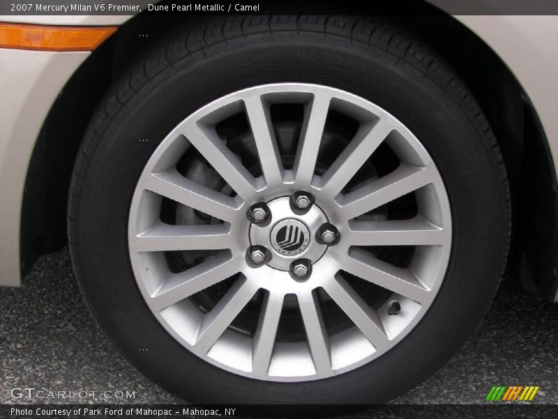 Dune Pearl Metallic / Camel 2007 Mercury Milan V6 Premier