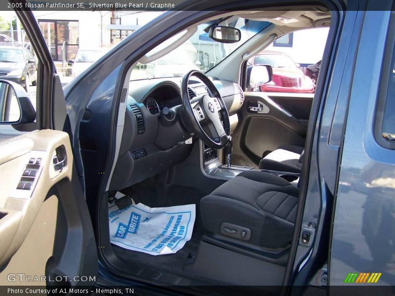 Silverton Blue Pearl / Graphite 2005 Nissan Pathfinder SE