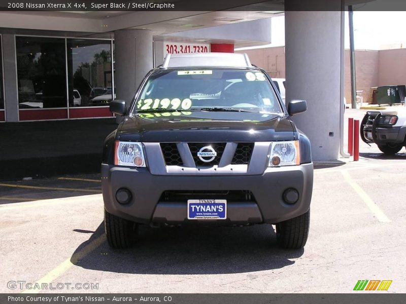 Super Black / Steel/Graphite 2008 Nissan Xterra X 4x4