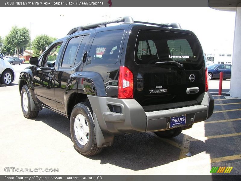 Super Black / Steel/Graphite 2008 Nissan Xterra X 4x4