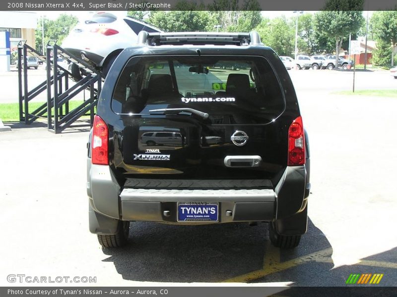Super Black / Steel/Graphite 2008 Nissan Xterra X 4x4