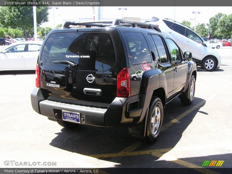 Super Black / Steel/Graphite 2008 Nissan Xterra X 4x4