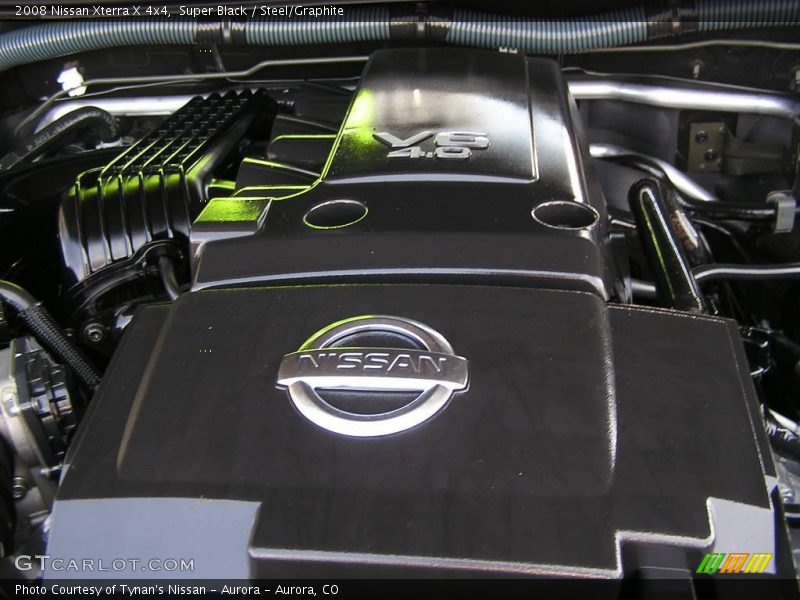 Super Black / Steel/Graphite 2008 Nissan Xterra X 4x4