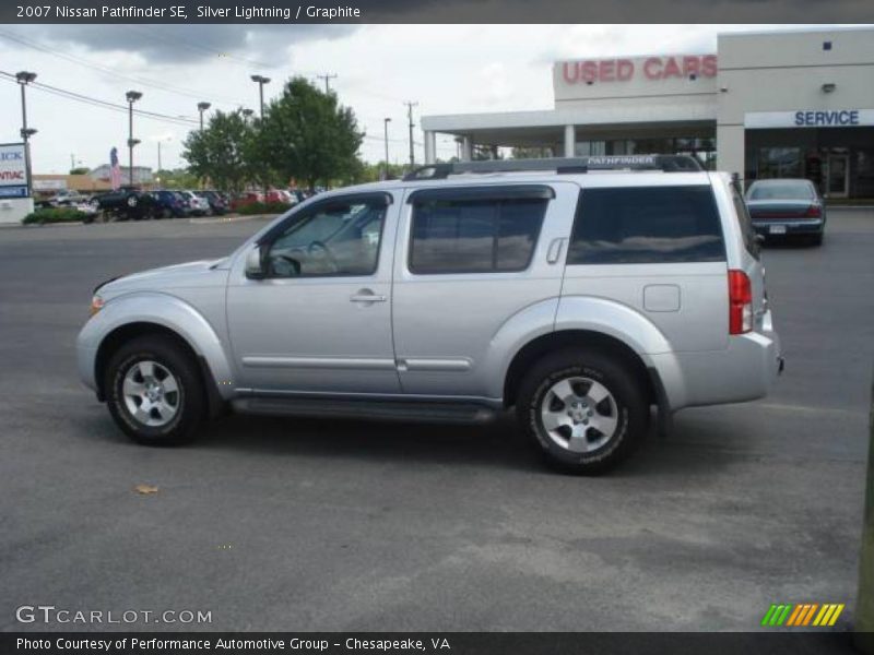 Silver Lightning / Graphite 2007 Nissan Pathfinder SE