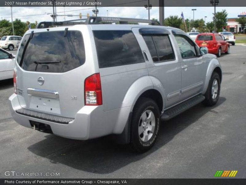 Silver Lightning / Graphite 2007 Nissan Pathfinder SE