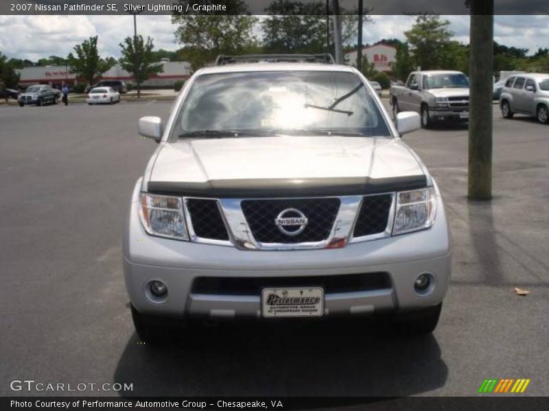 Silver Lightning / Graphite 2007 Nissan Pathfinder SE