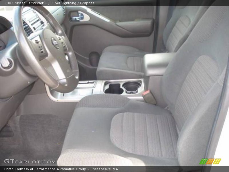 Silver Lightning / Graphite 2007 Nissan Pathfinder SE