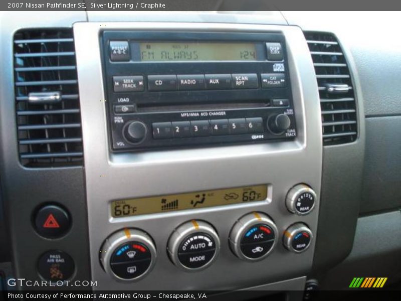 Silver Lightning / Graphite 2007 Nissan Pathfinder SE