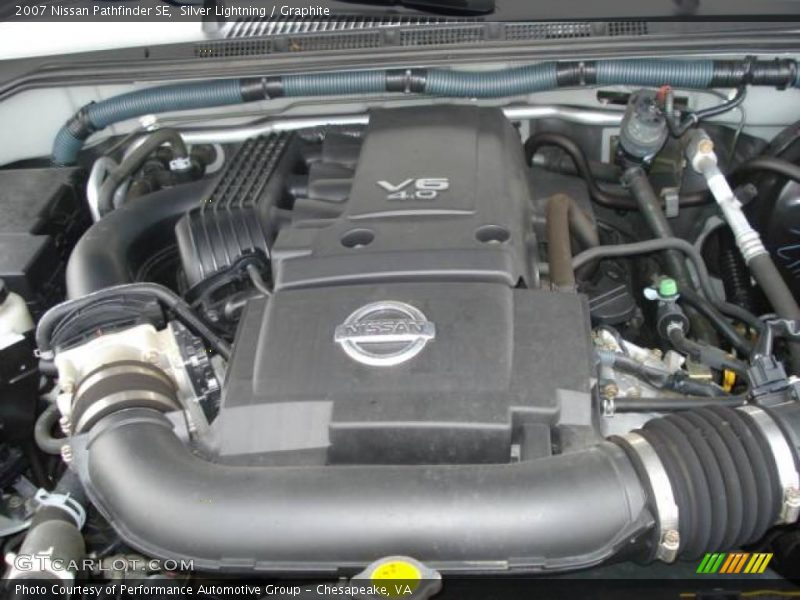 Silver Lightning / Graphite 2007 Nissan Pathfinder SE