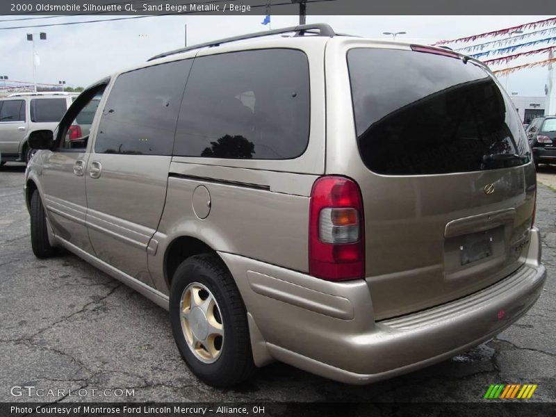 Sand Beige Metallic / Beige 2000 Oldsmobile Silhouette GL