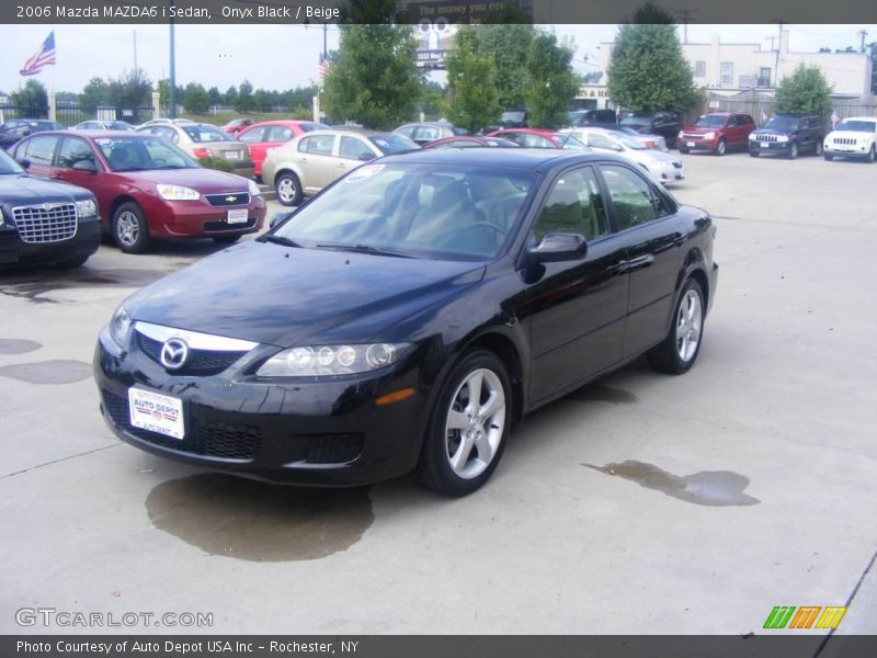 Onyx Black / Beige 2006 Mazda MAZDA6 i Sedan