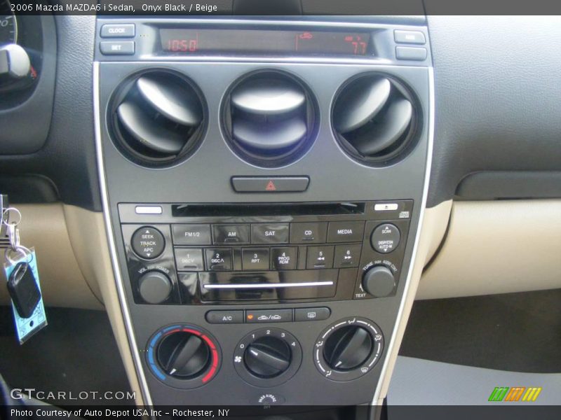 Onyx Black / Beige 2006 Mazda MAZDA6 i Sedan