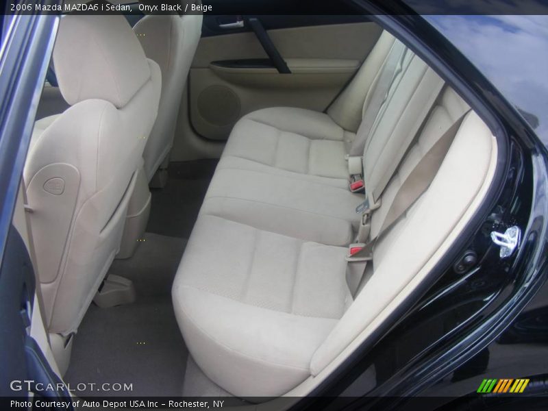 Onyx Black / Beige 2006 Mazda MAZDA6 i Sedan