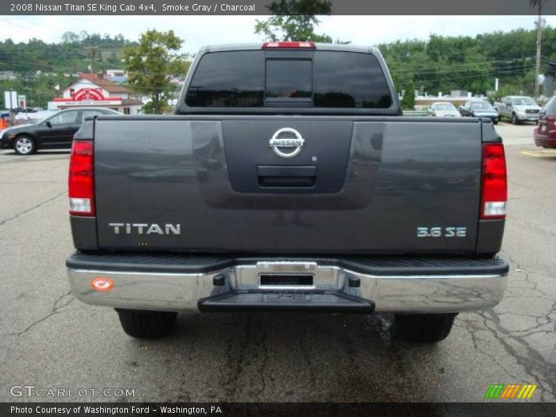 Smoke Gray / Charcoal 2008 Nissan Titan SE King Cab 4x4