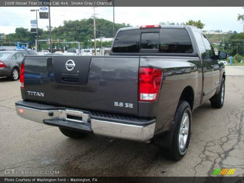 Smoke Gray / Charcoal 2008 Nissan Titan SE King Cab 4x4