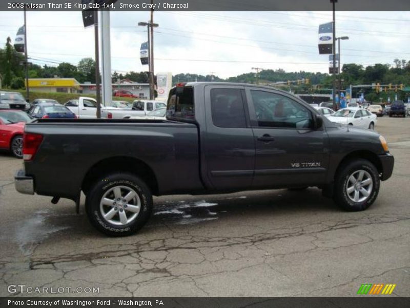Smoke Gray / Charcoal 2008 Nissan Titan SE King Cab 4x4