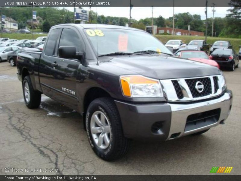 Smoke Gray / Charcoal 2008 Nissan Titan SE King Cab 4x4