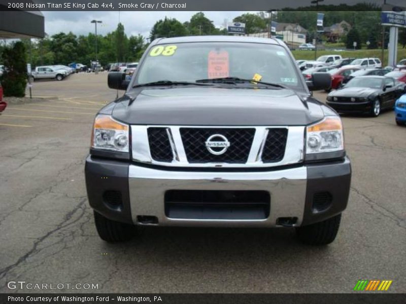 Smoke Gray / Charcoal 2008 Nissan Titan SE King Cab 4x4