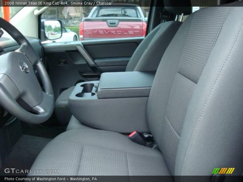 Smoke Gray / Charcoal 2008 Nissan Titan SE King Cab 4x4