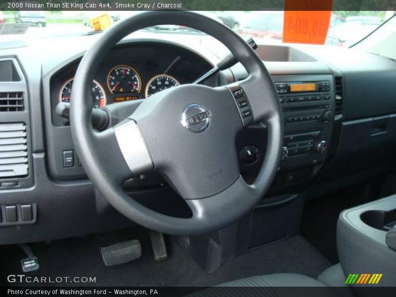 Smoke Gray / Charcoal 2008 Nissan Titan SE King Cab 4x4
