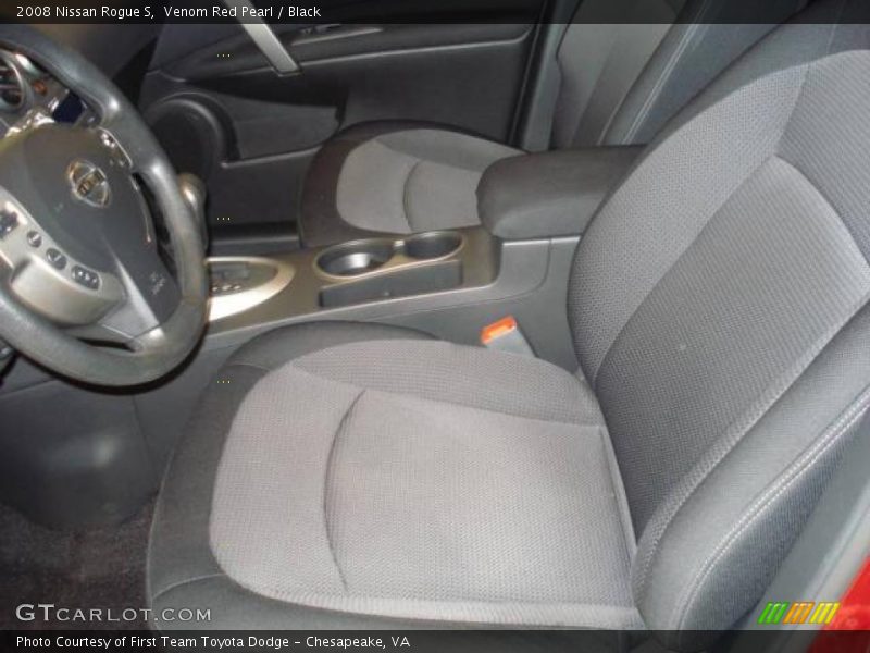 Venom Red Pearl / Black 2008 Nissan Rogue S