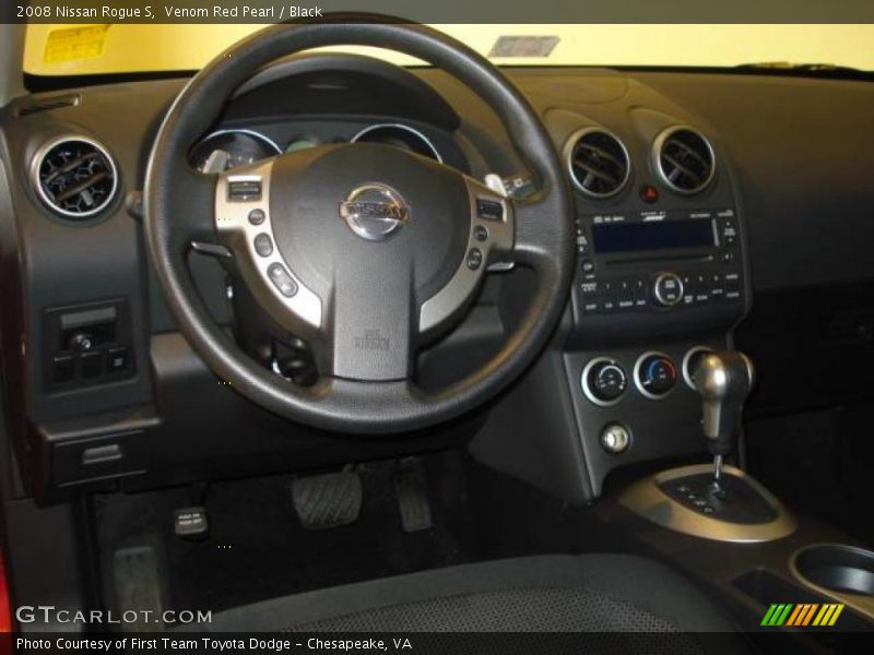 Venom Red Pearl / Black 2008 Nissan Rogue S