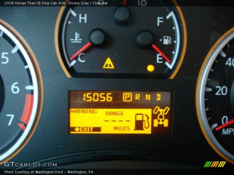 Smoke Gray / Charcoal 2008 Nissan Titan SE King Cab 4x4
