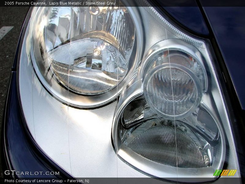 Lapis Blue Metallic / Stone/Steel Grey 2005 Porsche Cayenne
