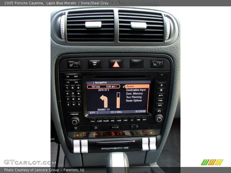 Lapis Blue Metallic / Stone/Steel Grey 2005 Porsche Cayenne