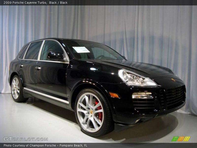 Black / Black 2009 Porsche Cayenne Turbo