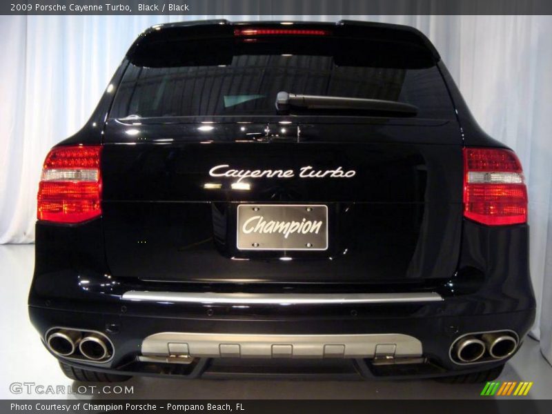 Black / Black 2009 Porsche Cayenne Turbo