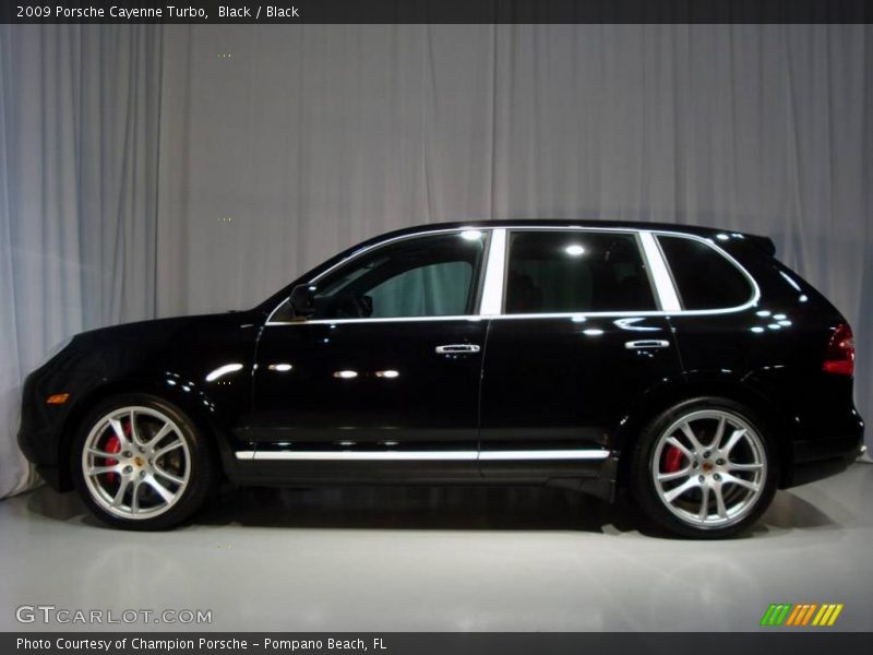 Black / Black 2009 Porsche Cayenne Turbo