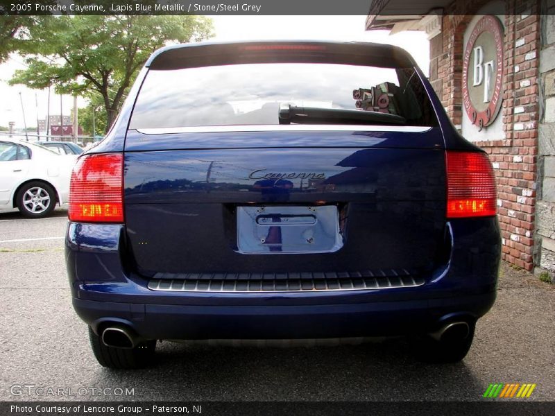 Lapis Blue Metallic / Stone/Steel Grey 2005 Porsche Cayenne