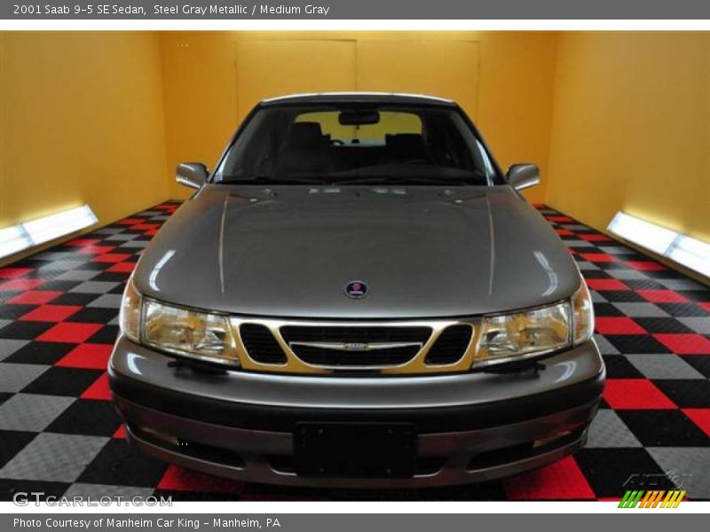 Steel Gray Metallic / Medium Gray 2001 Saab 9-5 SE Sedan
